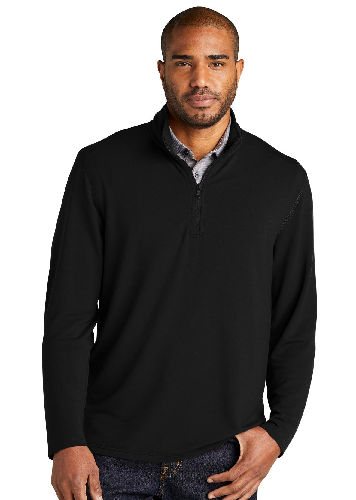 Port Authority® Microterry 1/4-Zip Pullover K825