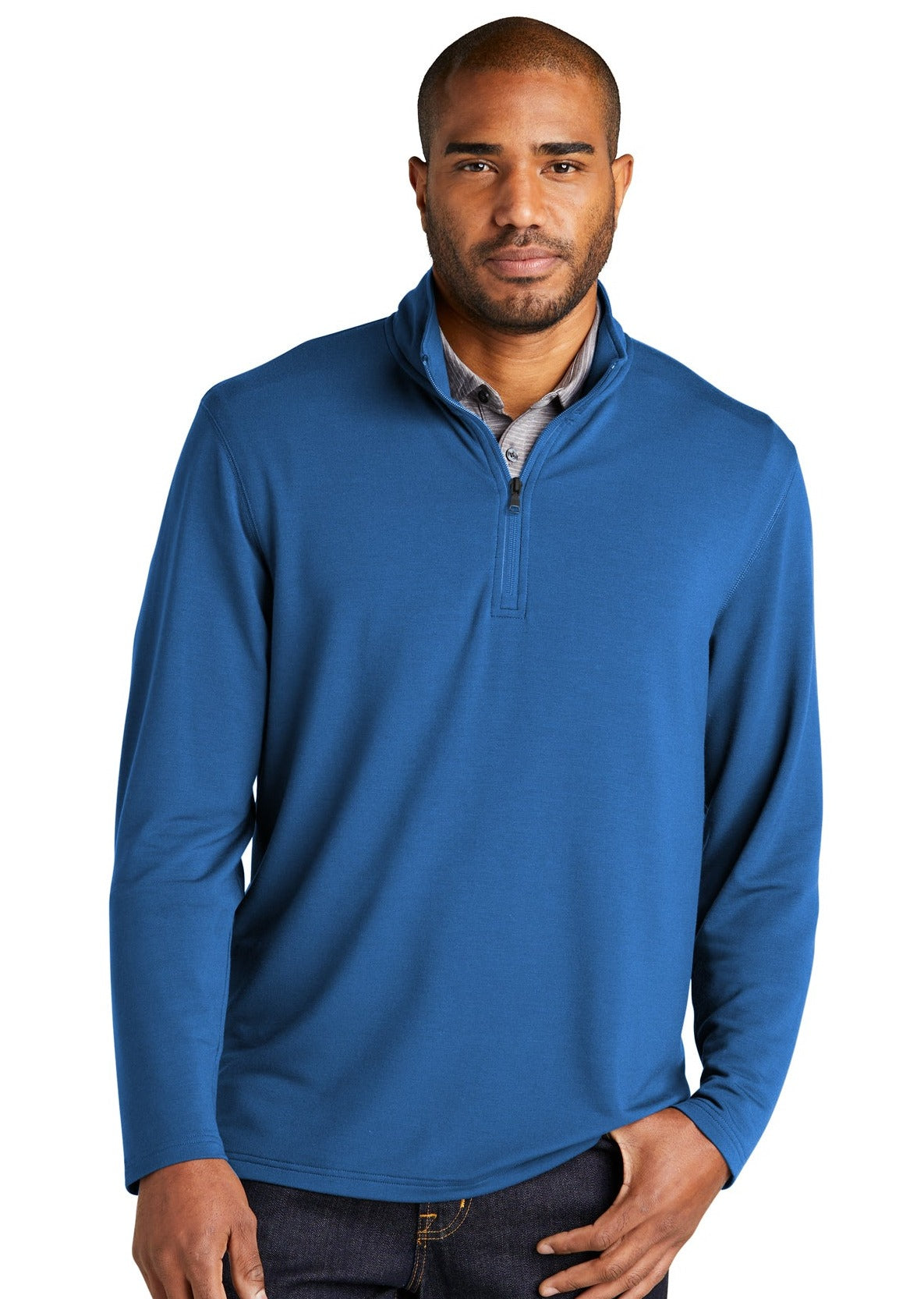 Port Authority® Microterry 1/4-Zip Pullover K825